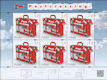 Polish Stamps scott4238, Znaczki Polskie Fischer 4702 MS of 6