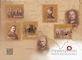 Polish Stamps scott4378 MS, Znaczki Polskie Fischer 4885-89 ARK