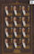 Polish Stamps scott4400 MS, Znaczki Polskie Fischer 4942 ARK of 12